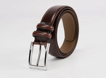 FitVille Genuine Leather Business Casual Belt - 1