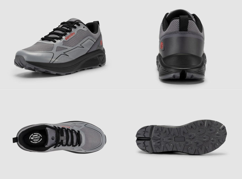 FitVille Men's AllTraction Trail Running Shoes V3 - 10