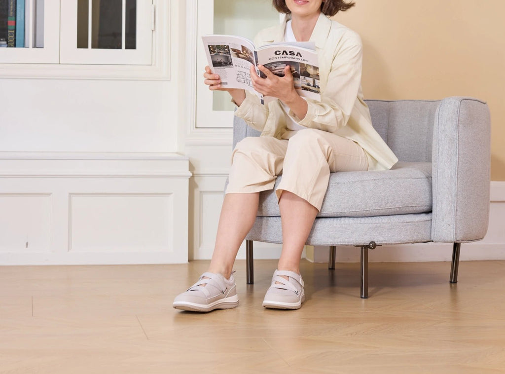 FitVille Women's EasyTop StrapEase Diabetic Shoes V11 - 25