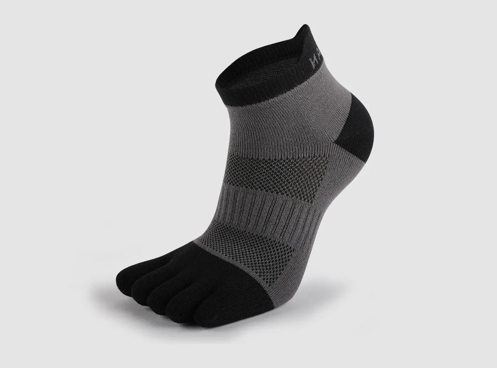 FitVille Unisex Five - Toe Anti - Odor Sweat - Absorbing Socks 2 - Pair Bundle - 6