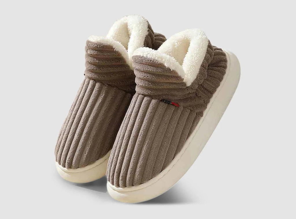 FitVille Men's Winter Cozy Slippers - 3