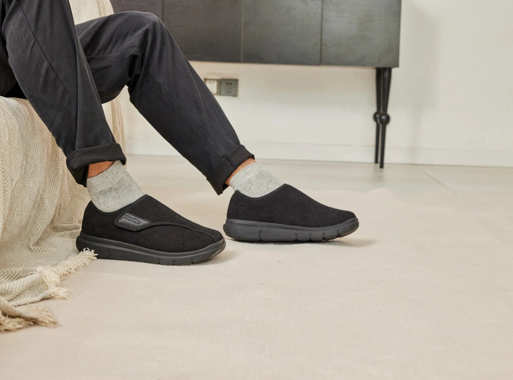 FitVille Men's EasyTop Comfort Slipper V1 - 22