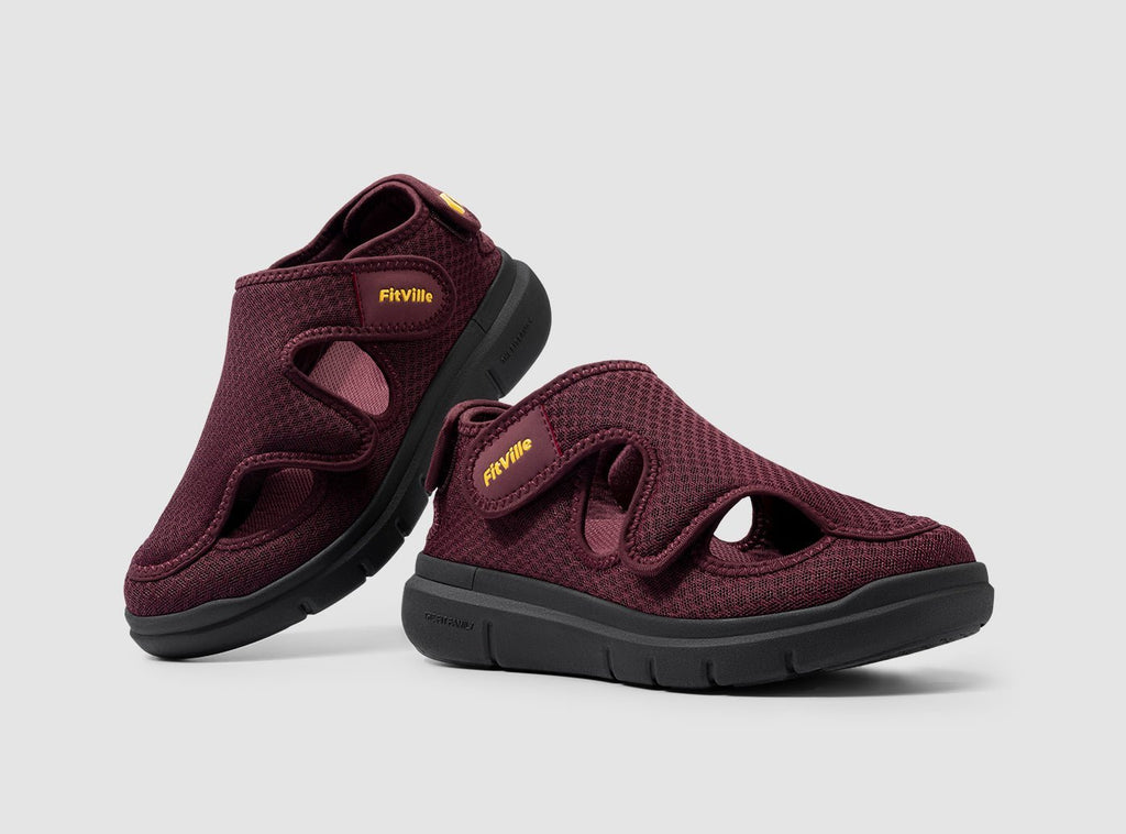 FitVille Women's EasyTop Recovery Sandal V5 - 9