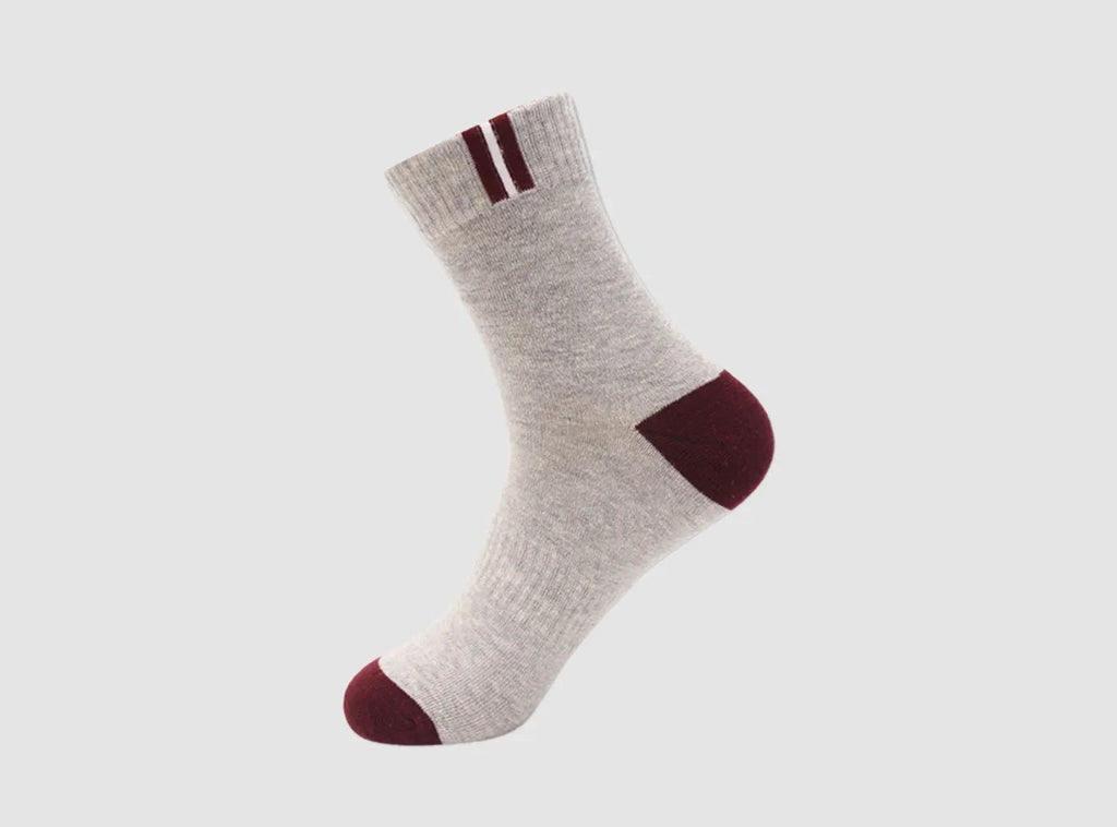 FitVille Men's Business Long Socks 5 - Pair Bundle - 10
