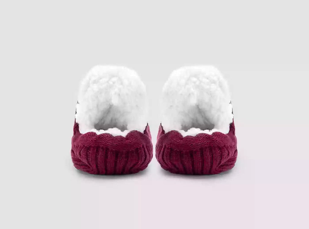 FitVille Fluffy Cozy Non - slip Slipper Socks (Unisex) - 11