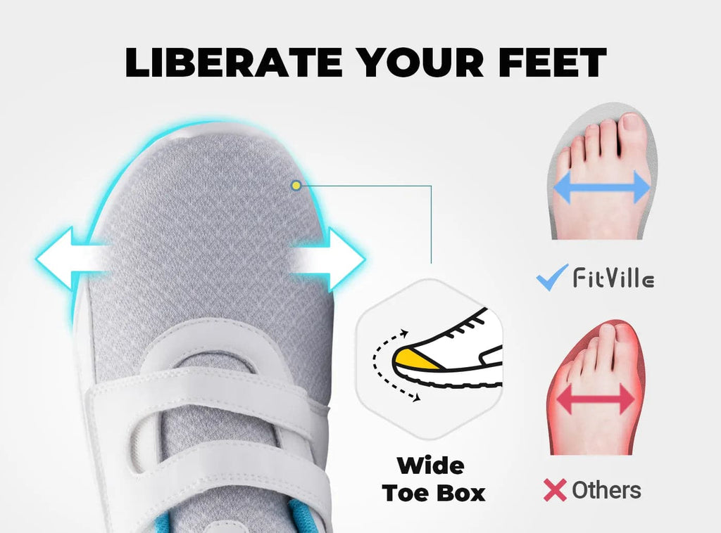 FitVille Women's LightStride Walking Shoes V3 - 12