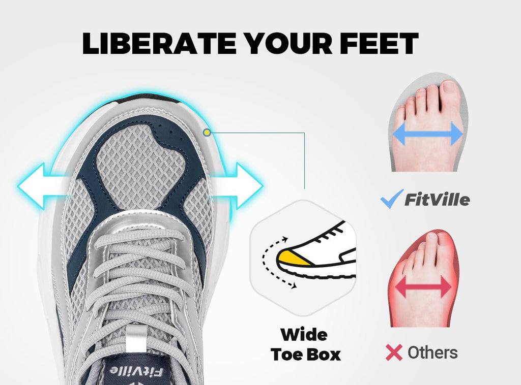 FitVille Men's Rebound Neo Walking Shoes V6 - 21