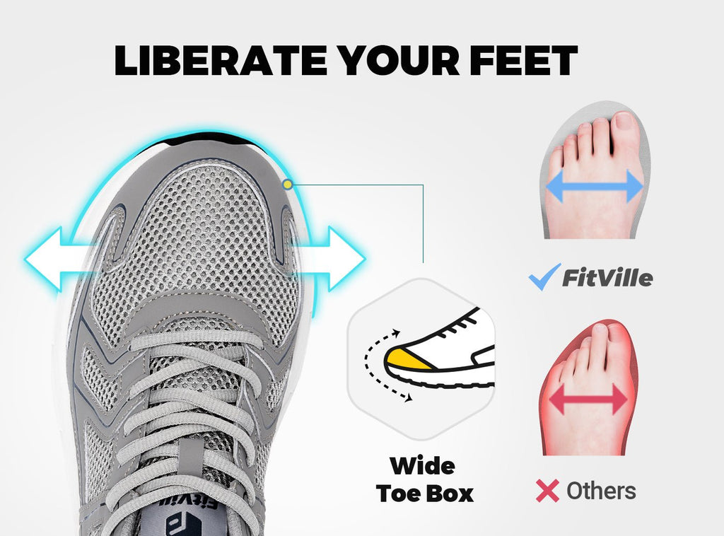 FitVille Men's Rebound Neo Walking Shoes V7 - 21