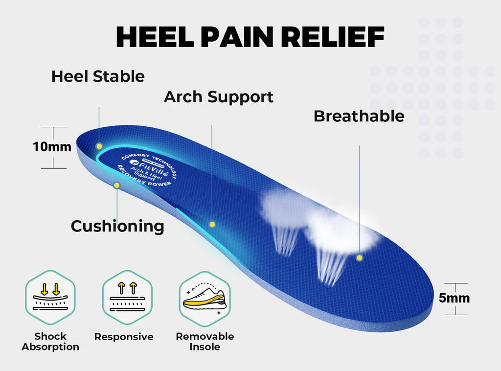 FitVille Men's Rebound Neo Walking Shoes V7 - 6