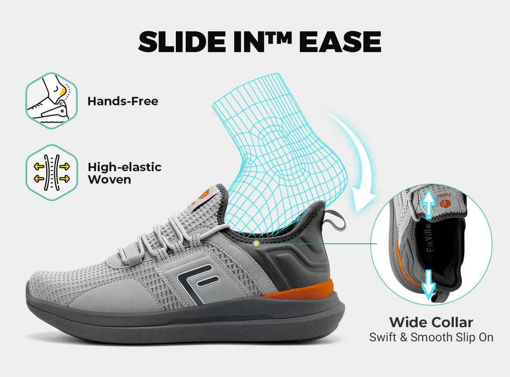 FitVille Men's Fresh Core Running Shoes V1 - 20