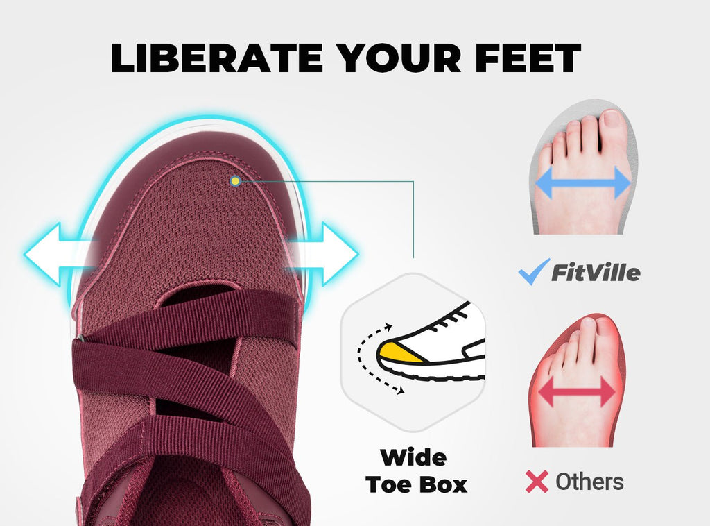 FitVille Women's EasyTop StrapEase Diabetic Shoes V11 - 13