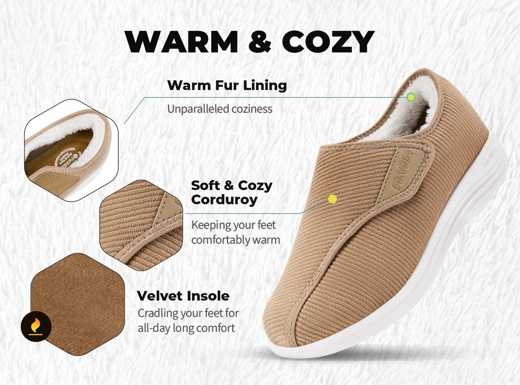 FitVille Women's EasyTop Comfort Slipper V1 - 14