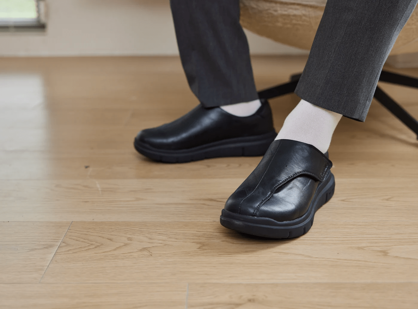 Extra Wide Men's Dress Shoes EasyTop Deluxe V1 | FitVille
