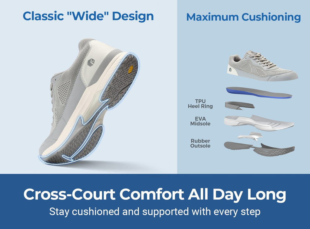 FitVille Men's Court Tennis Amadeus V2 - 29