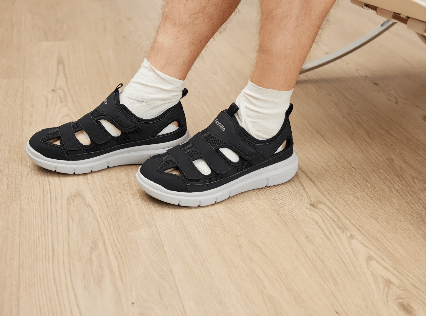 - Fitville recovery slide on sandals Amazon.com | FitVille Diabetic Sandals for Men Wide Width  main image 4