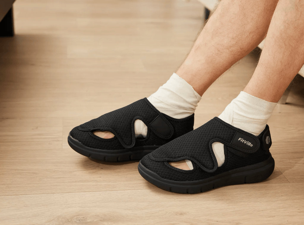 FitVille Men's EasyTop Recovery Sandal V5 - 2