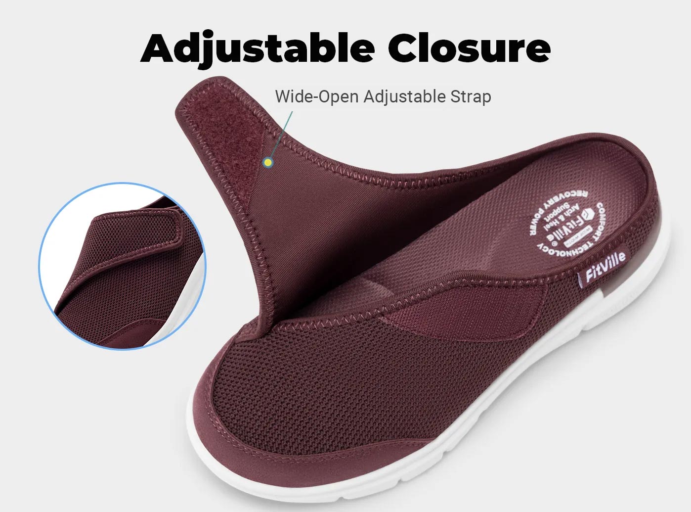 Diabetic Slipper Women's EasyTop V5| FitVille