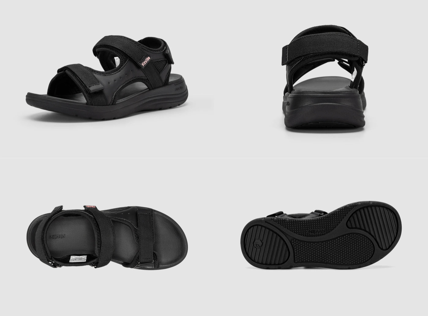 FitVille Women's FlexiWalk Sandal V6 | Wide Fit Arch Support