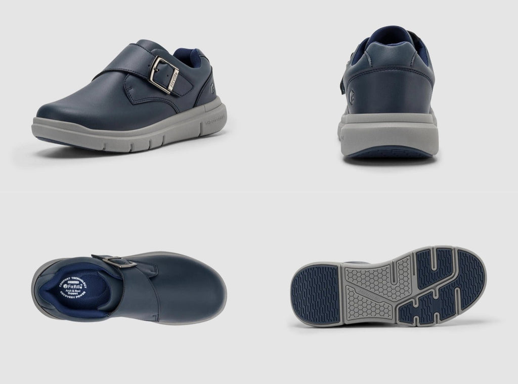 FitVille Men's BriskWalk Elite Dress Shoes V6 - 11