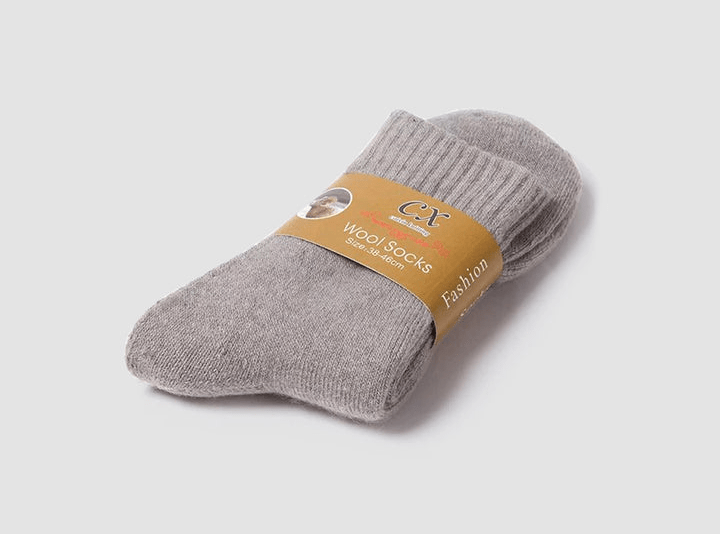 FitVille Warm Cozy Wool Socks Pack of 3 (Unisex) - 3