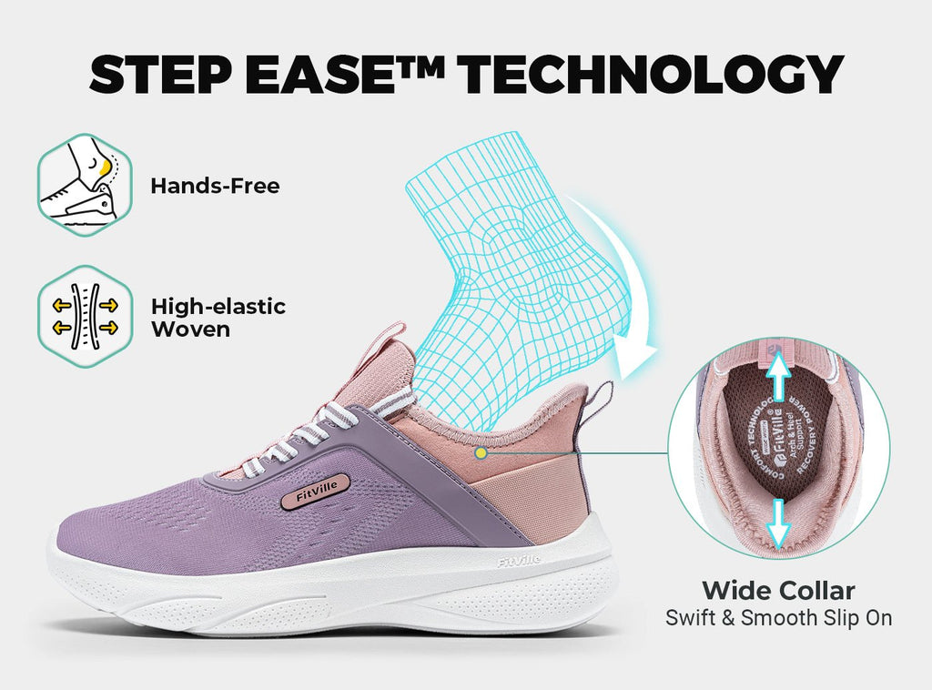 FitVille Women's ZephyrLite Walking Shoes V1 - 21