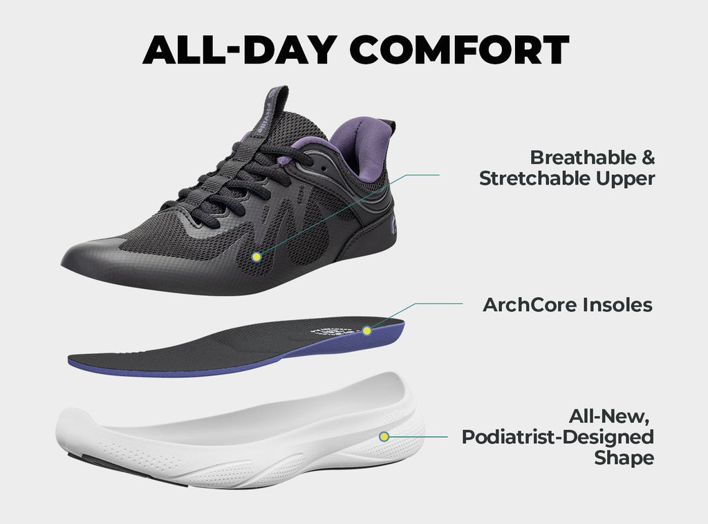 FitVille Women's ZephyrLite Walking Shoes V4 - 15