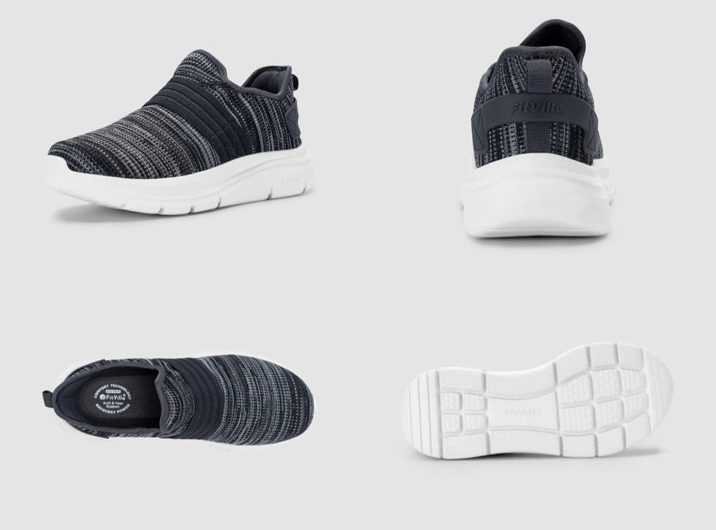 FitVille Men's Cloud Wanderer Slip - On V3 - 16