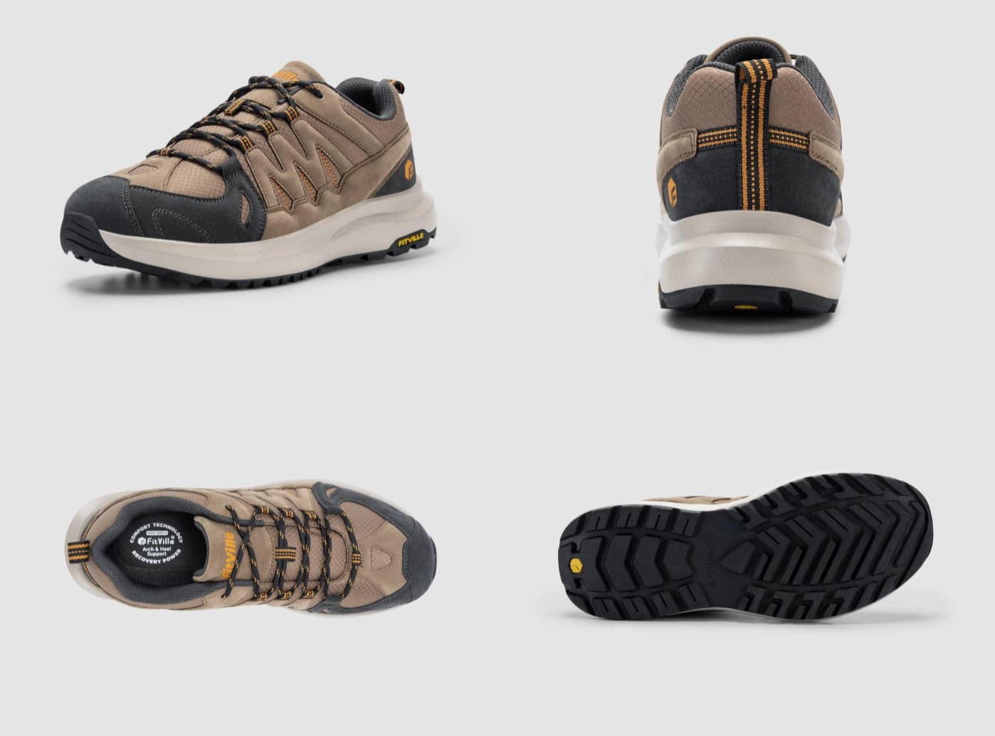 Men's Hiking Shoes Low-Top Sturdy Core V3 | FitVille