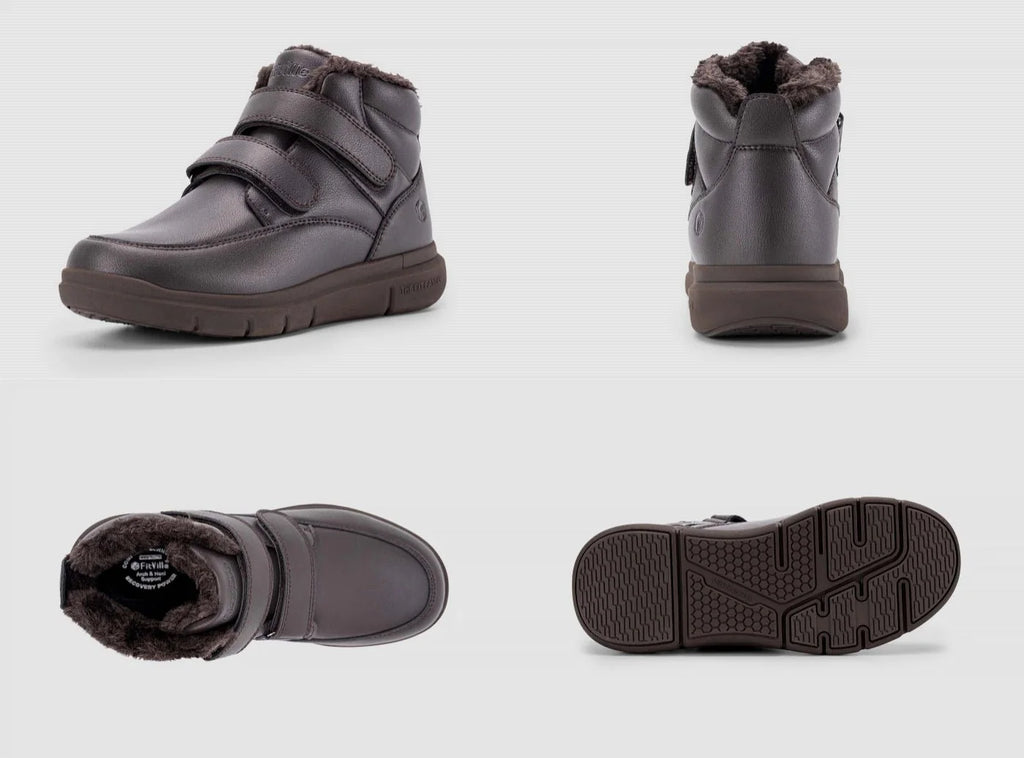 FitVille Men's CozyCore Winter Boots V5 - 7