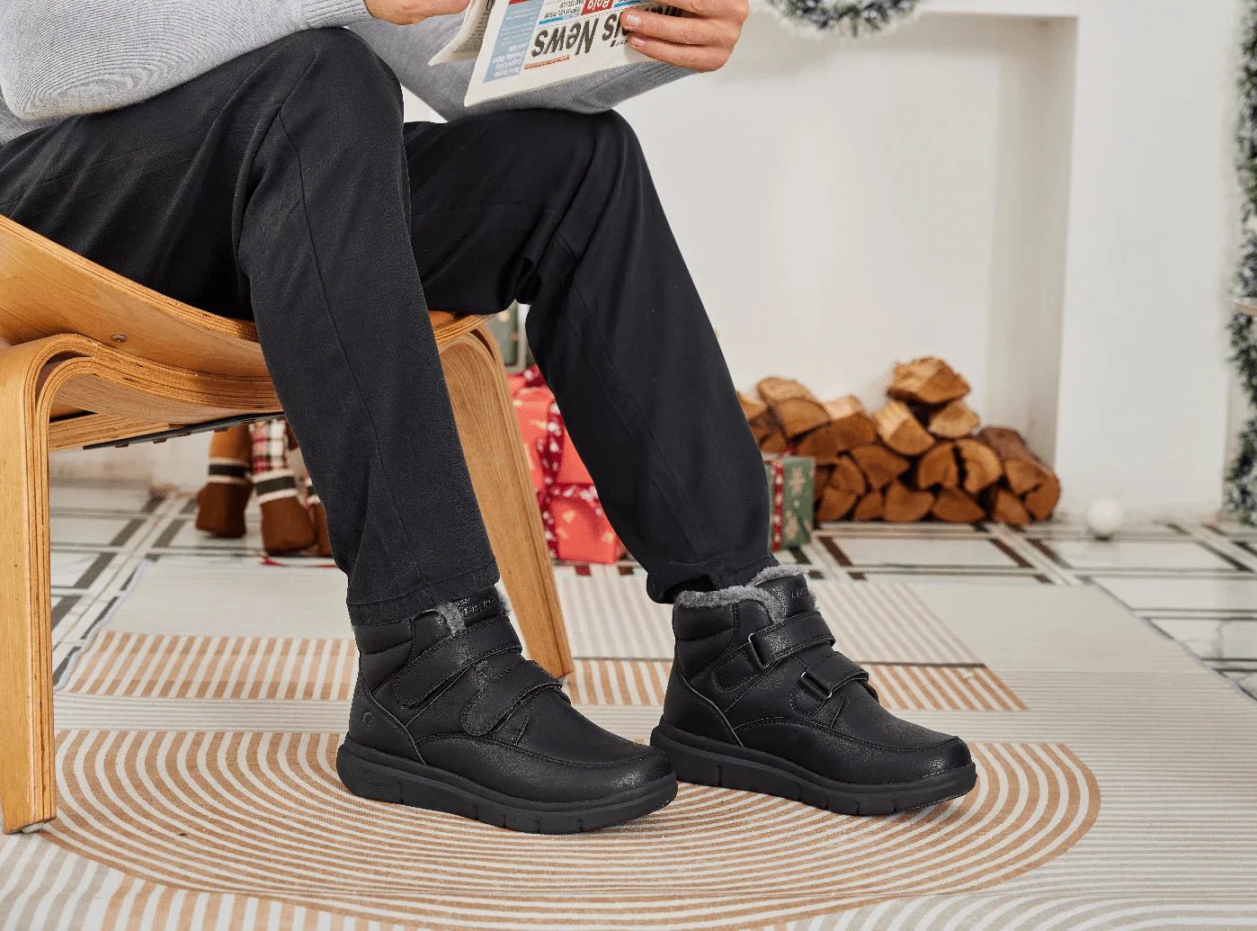 Men\'s Fitville CozyCore V3 Boot (men’s 12 wide) Best Men main image 4