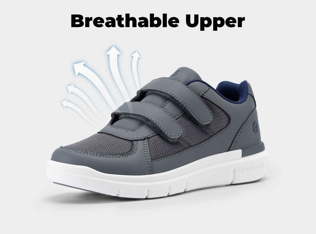 FitVille Men's EasyTop Duo Strap Diabetic Shoes V3 - 14