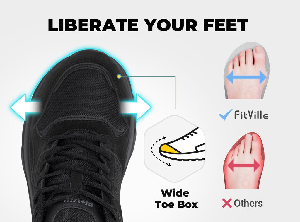 FitVille Men's Rebound Neo Walking Shoes V2 - 11