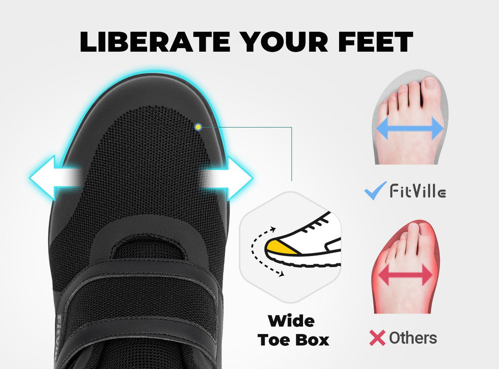 FitVille Men's Strap ToeShield Safety Shoes V1 - 2