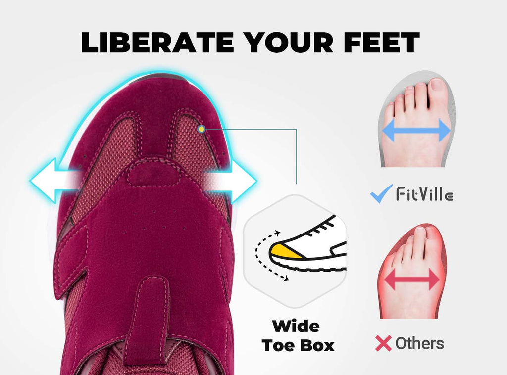 FitVille Women's Rebound Core Walking Shoes V10 - 20