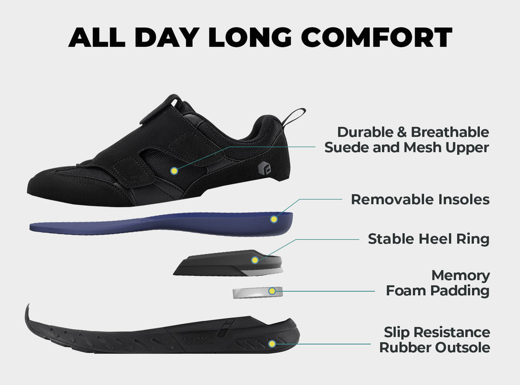 FitVille Men's Rebound Core Walking Shoes V10 - 4