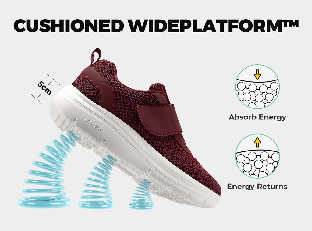 FitVille Women's Cloud Wanderer StrapFit V14 - 4