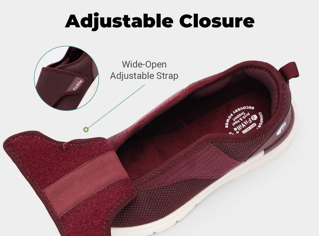 FitVille Women's EasyTop Wings Diabetic Shoes V2 - 4