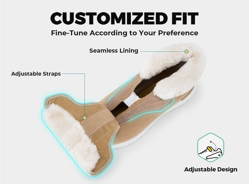 FitVille Women's EasyTop Diabetic Winter Boots V3 - 15