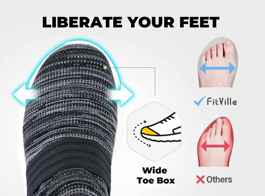 FitVille Men's Cloud Wanderer Slip - On V3 - 5