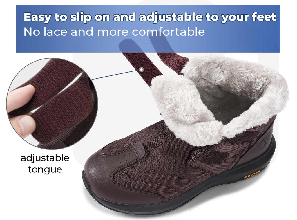 FitVille Men's CozyCore Winter Boots V3 - 13