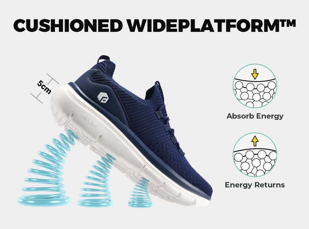 FitVille Men's Cloud Wanderer Slip - On V4 - 4