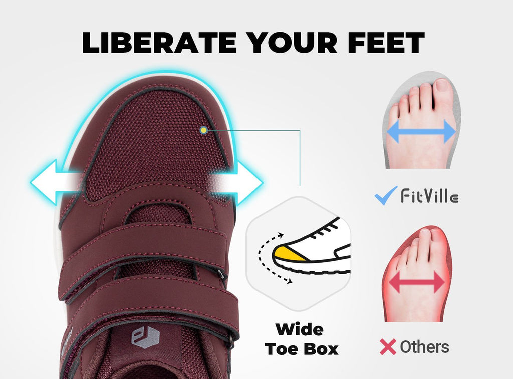 FitVille Women's EasyTop StrapEase Diabetic Shoes V6 - 3